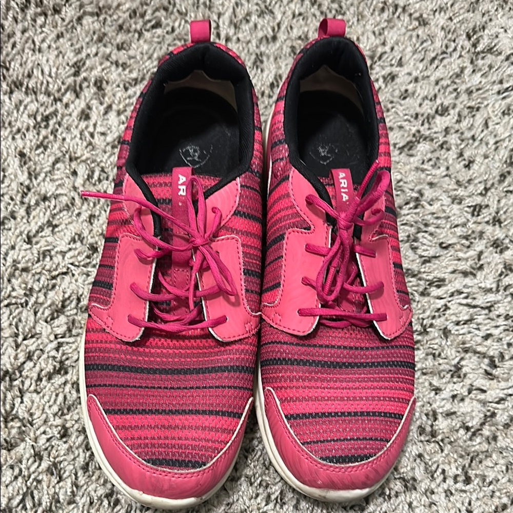 Ariat Fuchsia and Black Athletic Shoes